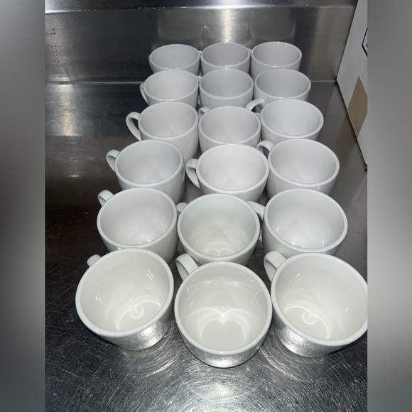 White Tea/ beverage cup 8.oz set of 5 - Picture 4 of 6